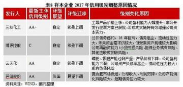 鵬元研究 2017年化學原料及化學制品行業信用風險分析